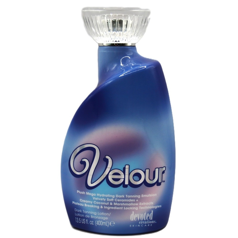 Devoted Creations Velour Dark Tanning Lotion 13.5oz Hydrating Indoor Enhancer